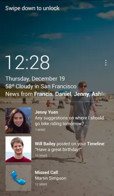 Facebook Home android App screenshot 0